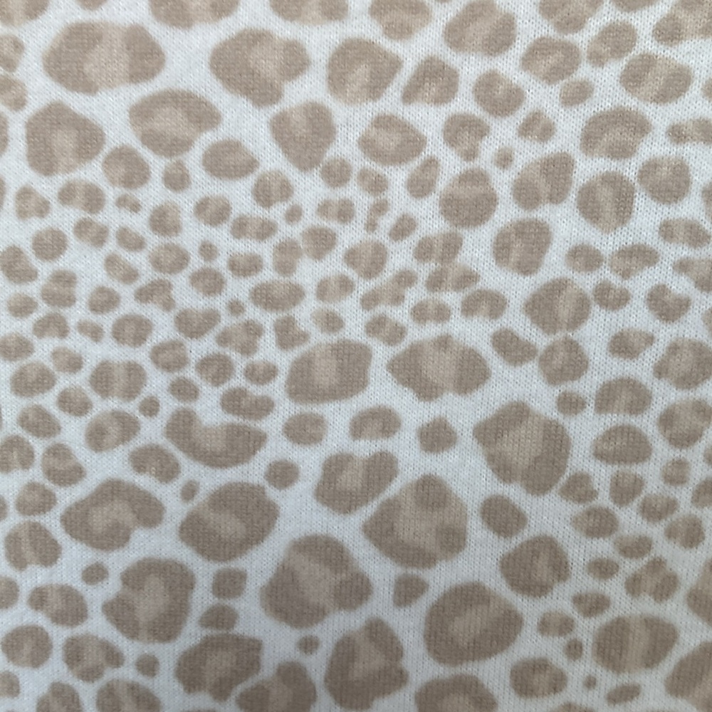 Emily Daniels top mockneck cheetah print animal print neutral PXL - Picture 6 of 15